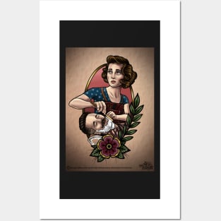 Barber girl Posters and Art